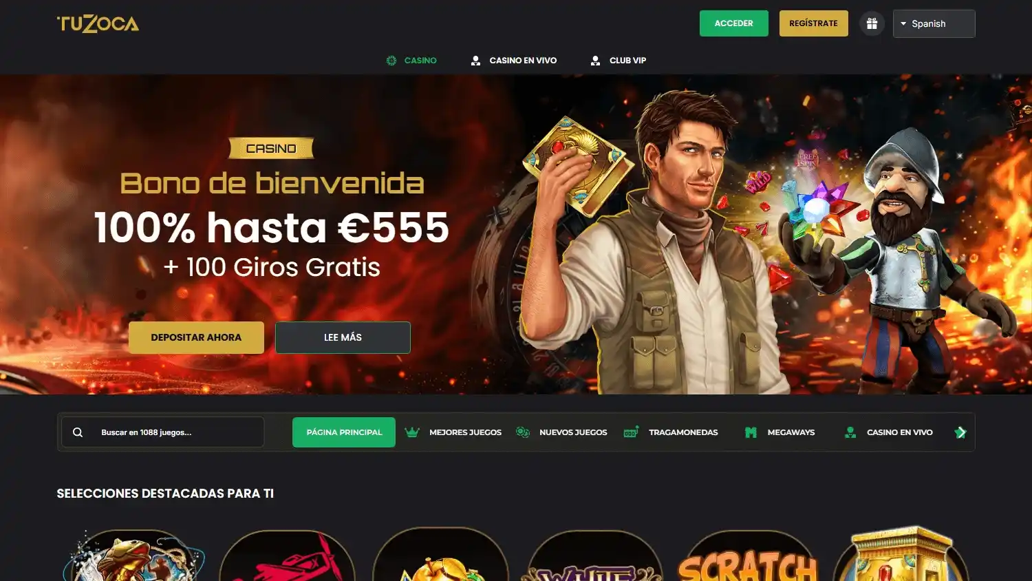 Tuzoca Spain casino review section 4